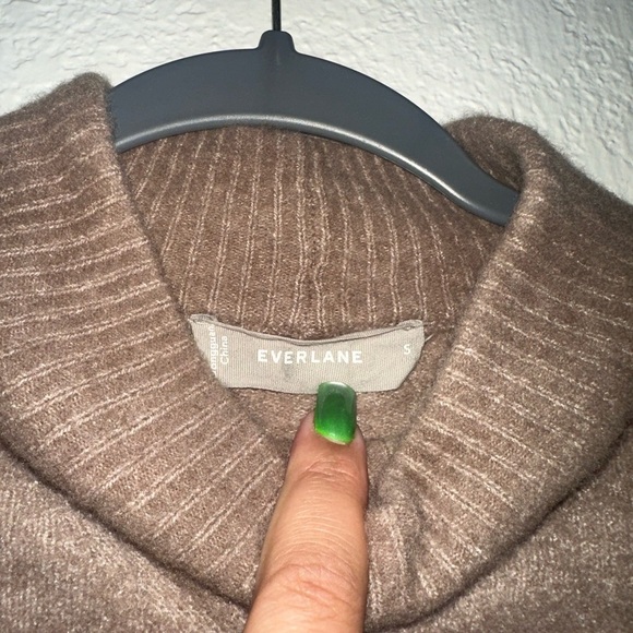 Everlane | The Cozy Stretch Pullover Wool Yak Hair Blend Sweater size Small - Picture 6 of 6
